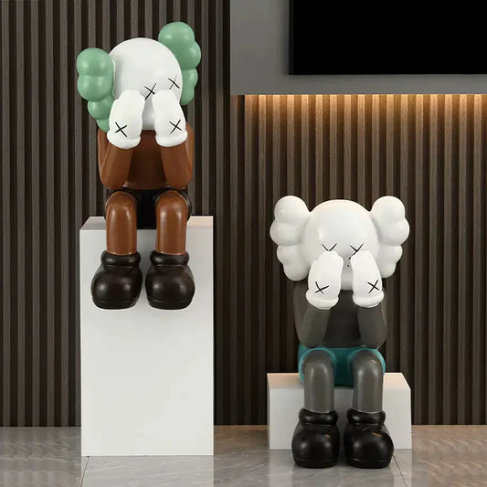 Large Kaws Figurine for Living Room or Hotel Decor